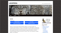 Desktop Screenshot of lincepedia.com